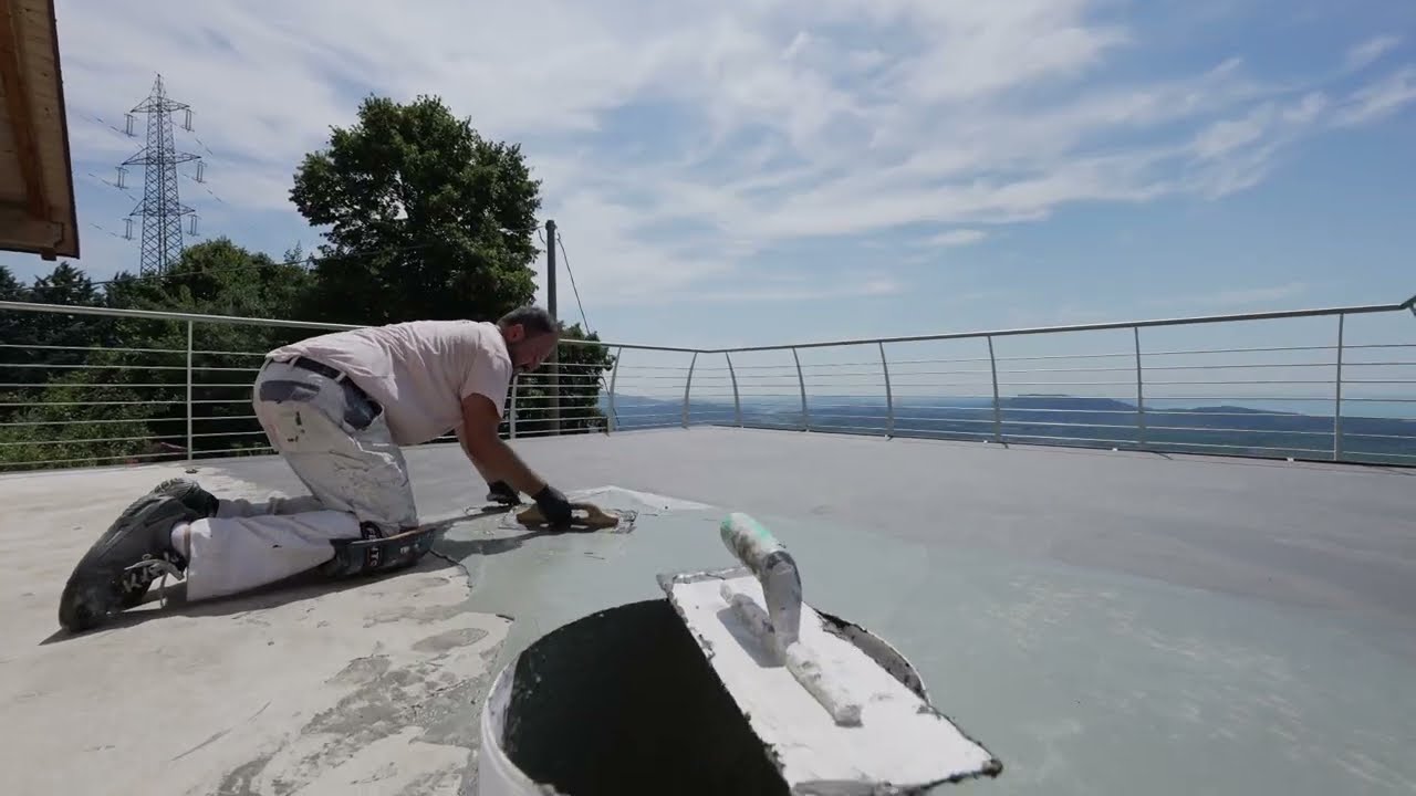 Impermeabilizzazione terrazzo con BETONGUAINA.S | Sistema cementizio Nord Resine