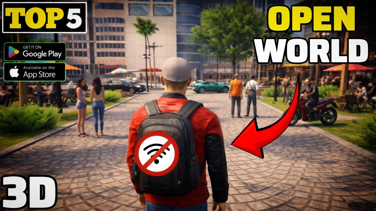 Top 5 Best Offline Open World Games