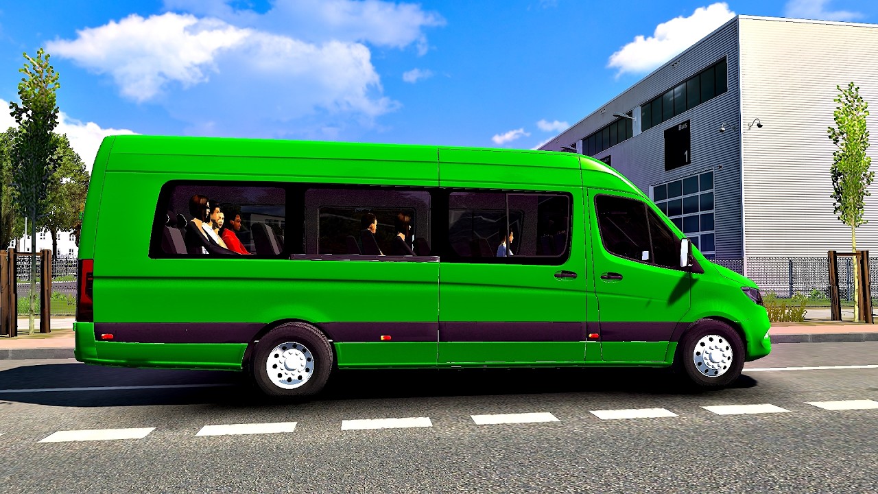 ETS2 - Mercedes Sprinter 2023 (Mini Bus + Otobandan Gezinti + Update 1.58)