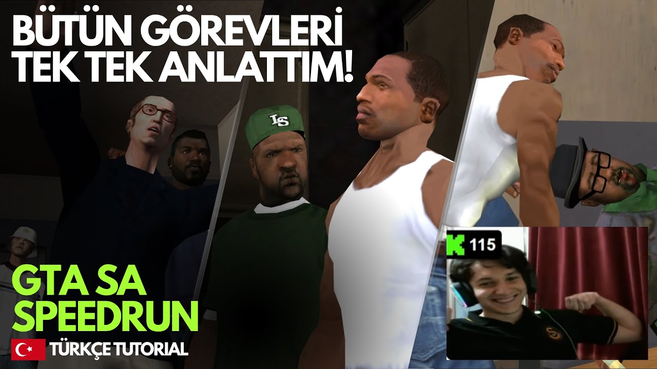 GTA:SA Türkçe Speedrun Tutorial | Commentary