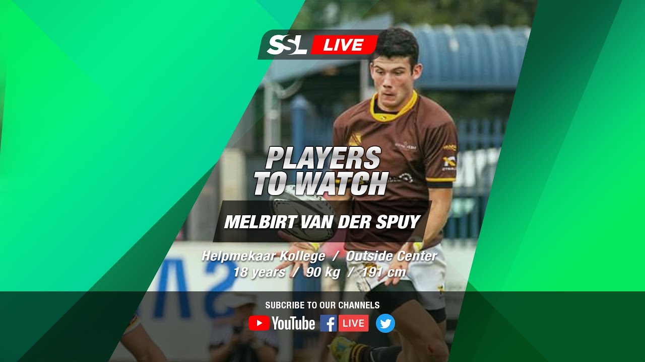 PLAYERS TO WATCH - Melbirt Van Der Spuy, Helpmekaar Kollege