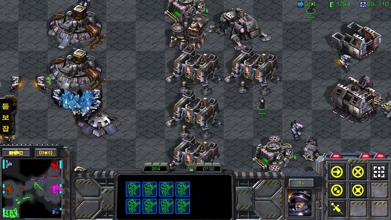 APM100 아재의 빨무 : 재미있는 동족전 힘 싸움 테란