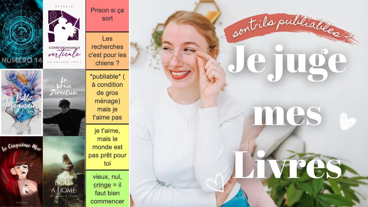 Je classe tous mes livres sur l'échelle du *publiable*