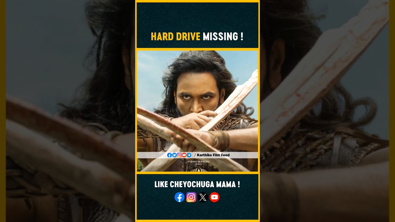 Kannappa Movie Hard Disk Missing Anta Mowa 🤯🔥 | Prabhas | Manchu Vishnu | Kannappa #shorts #ytshorts