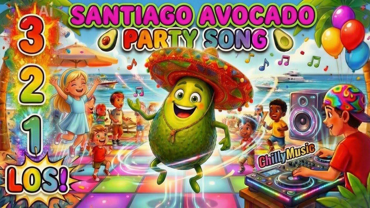 Santiago die Avocado 🥑 Ferien in Mexiko | Offizielles Musikvideo 4K