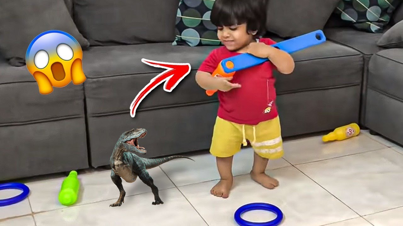 حمودي أصغر طفل عضه الديناصور 🦕