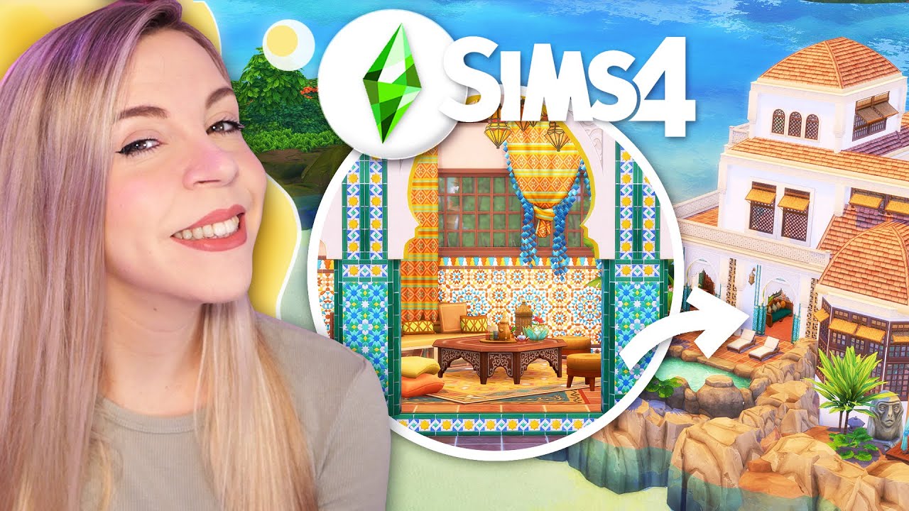 On meuble une villa SIMS 4 qui vous fera voyager ! ☀️