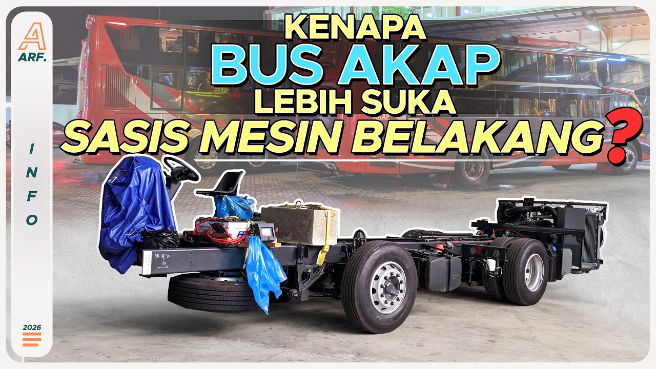 Kenapa Bus AKAP Lebih Suka Sasis Mesin Belakang ?