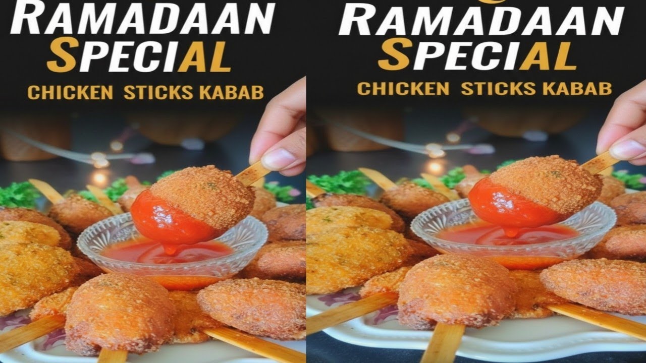 Ramadan Special: Crispy Chicken Sticks Kabab 🌙 | Iftar Snack Recipe | Baher se Crispy, Andar  Juicy!