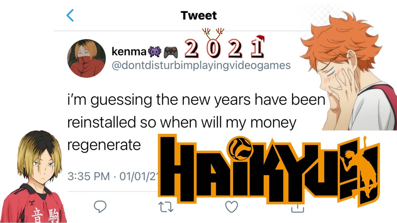 if Haikyuu characters had twitter (New years special!)