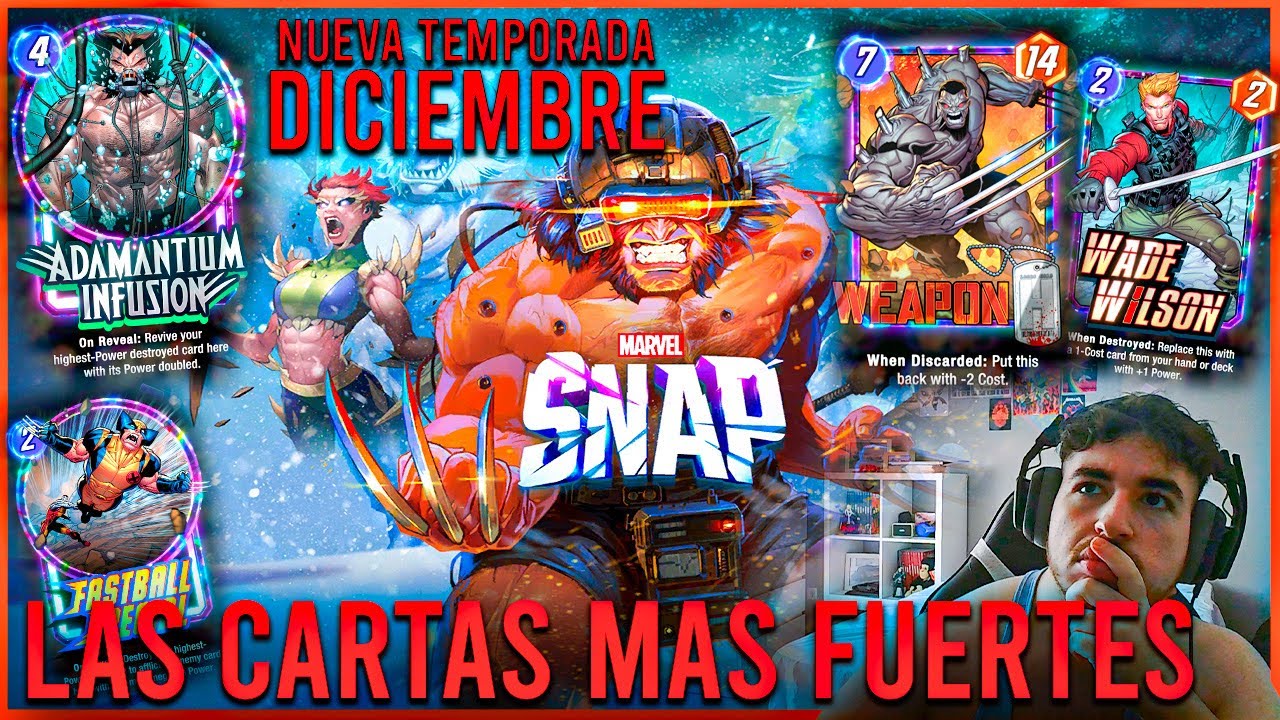Nuevas Cartas Increibles en Diciembre -  Marvel Snap