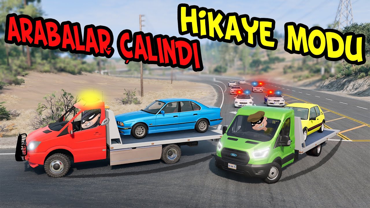 ARABALAR ÇALINDI - HACİZ GELDİ :( // KARİYER MODU // BeamNG.drive