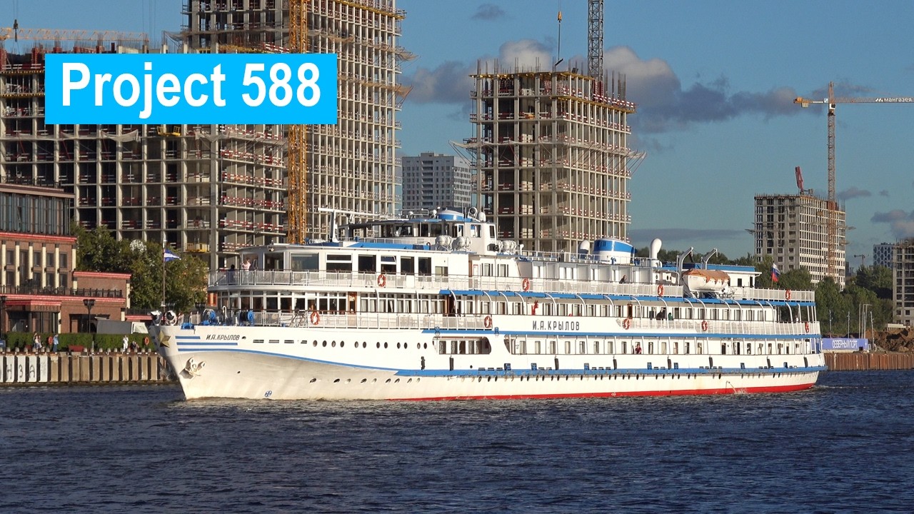 Russian River Cruise Ships Compilation | Project 588 in Motion