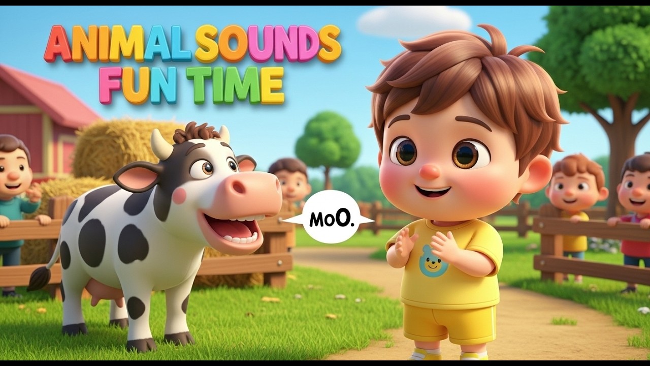 Animal Sounds Fun Time – Nursery Rhyme, Farm and Jungle Fun, and Toddler Adventure