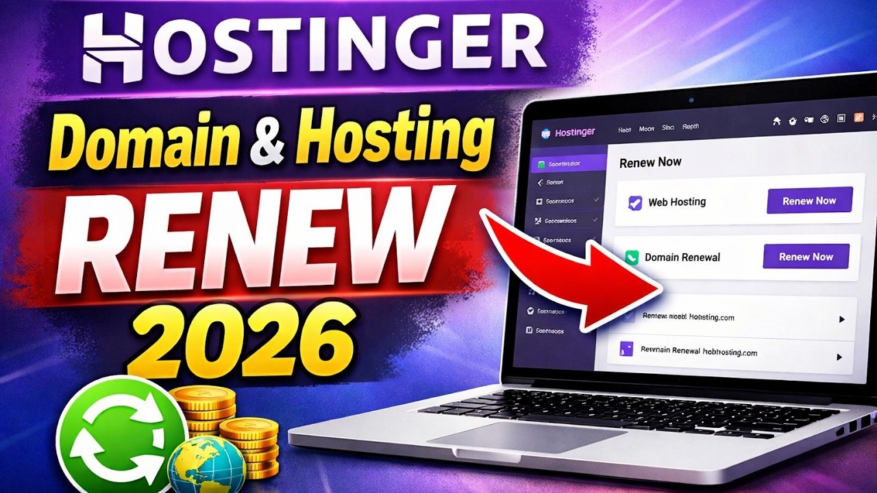 How to Renew Hostinger Hosting and Domain 2026 - Beginners Guide