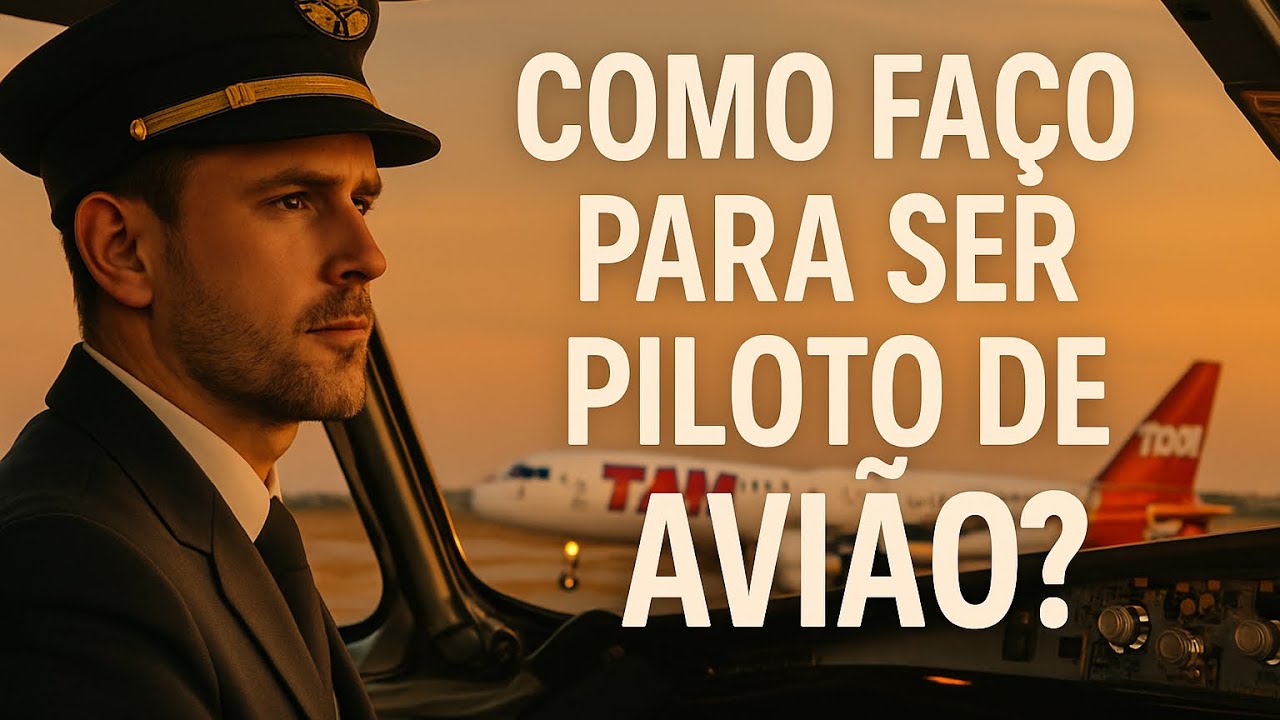 COMO FAÇO PARA SER PILOTO DE AVIÃO?