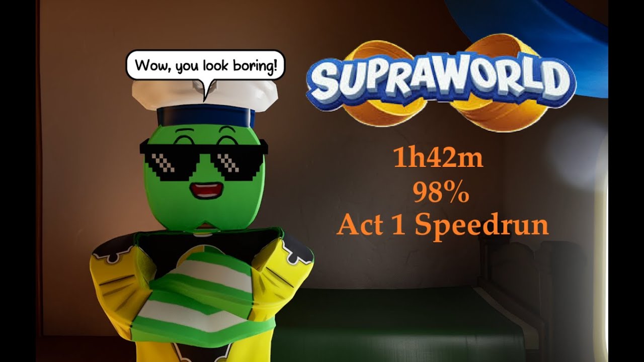 Supraworld Act 1 98% SPEEDRUN | 1h42m IGT