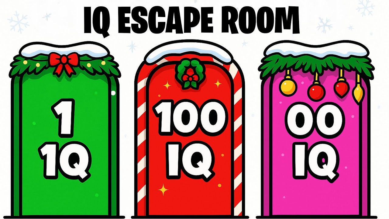 IQ ESCAPE ROOM 🎄 XMAS (TUTORIAL)
