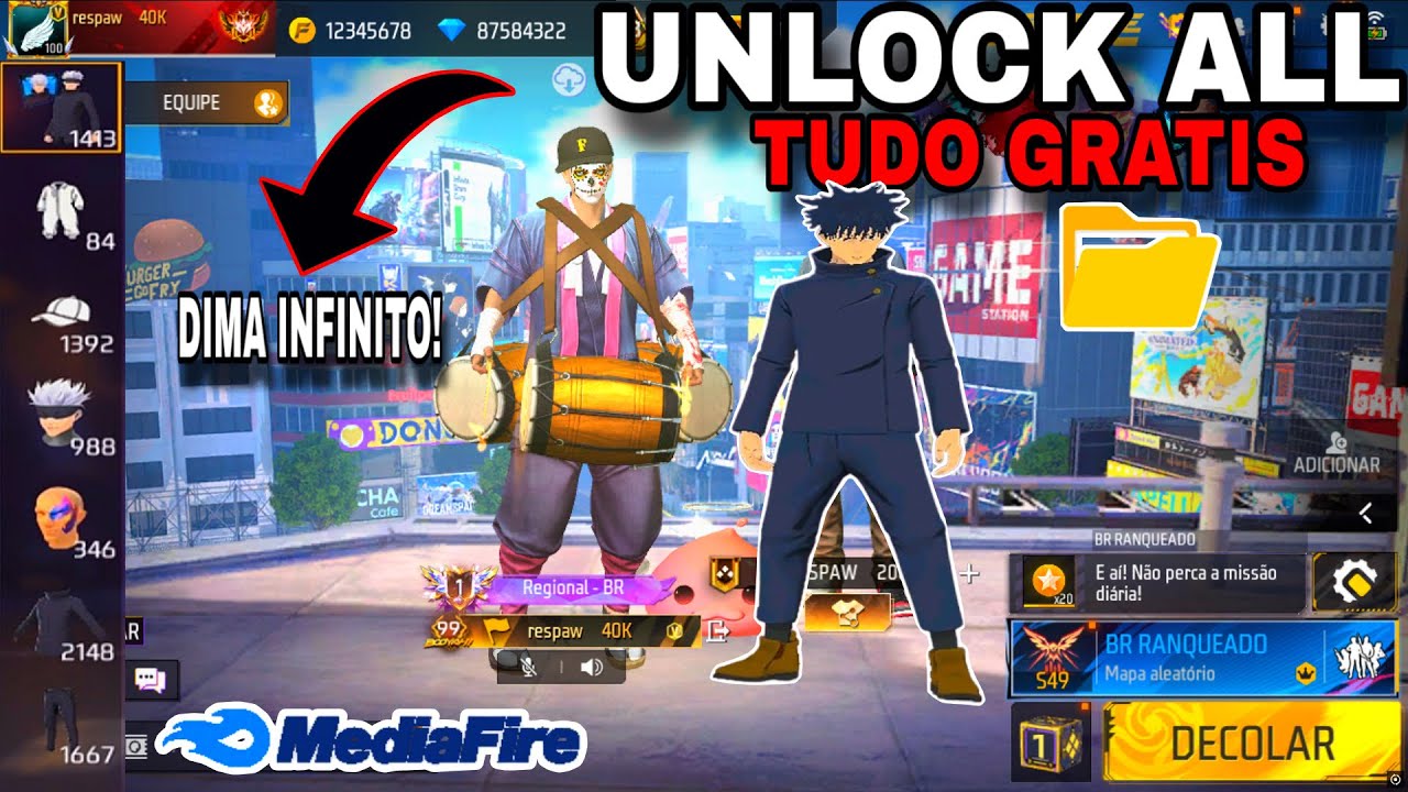 SAIU! UNLOCK ALL NOVA ATUALIZA&Ccedil;&Atilde;O ENVIANDO PRESENTE  (TUTORIAL ATUALIZADO UNLOCK ALL) NOVO METODO!