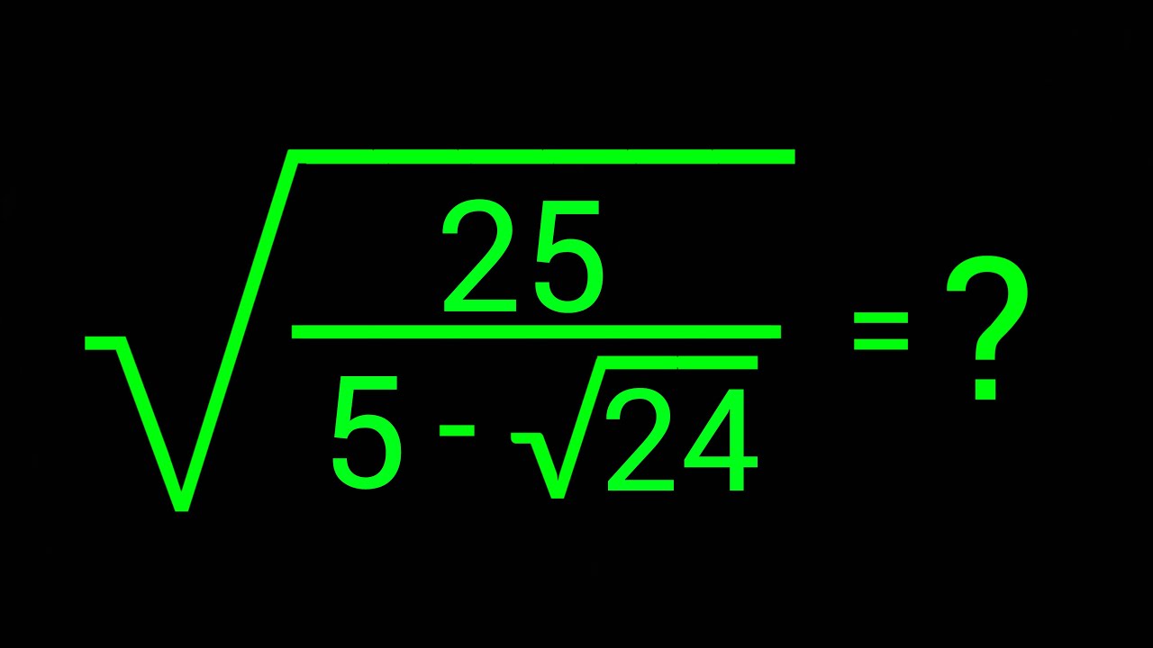 Germany | Can you solve this ? | A Nice Math Olympiad Radical Simplification