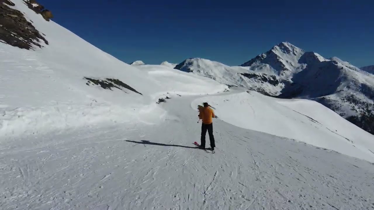 Sauze D'Oulx - Sansicario from Drone 07-Feb-23 in 4K