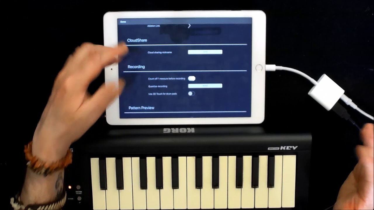 DRUM SESSION - How To Connect And Use A MIDI Keyboard