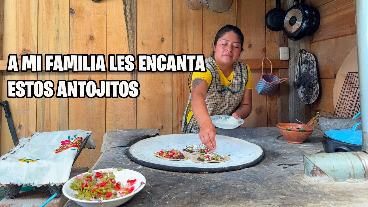 Como hacer memelas con una ensalada de nopales ¿Cuál es su antojito favorito?