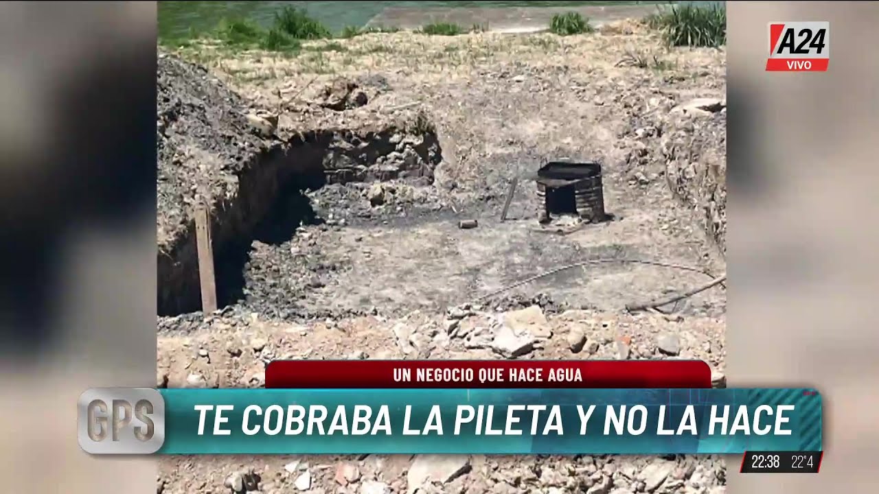 🔴EL ESTAFADOR DE LAS PILETAS: TE COBRA PERO NO LA HACE