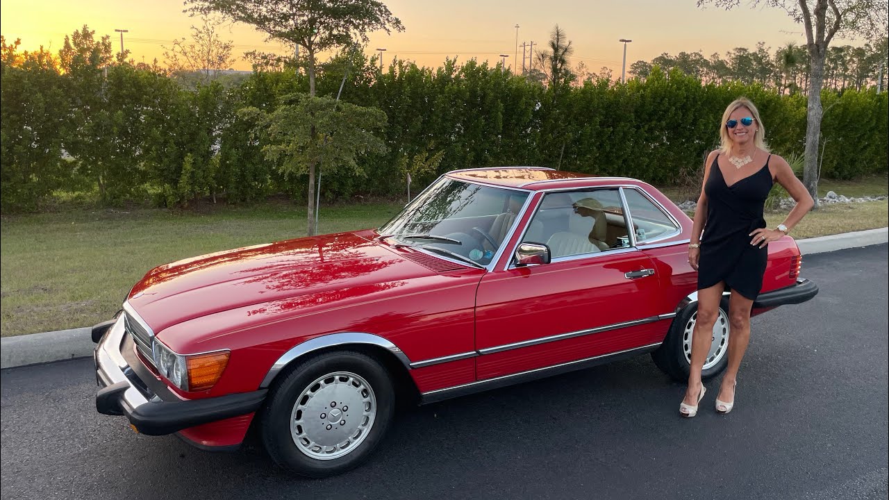 Test Drive video of a One Owner 1989 Mercedes Benz 560SL - 67K Actual Miles