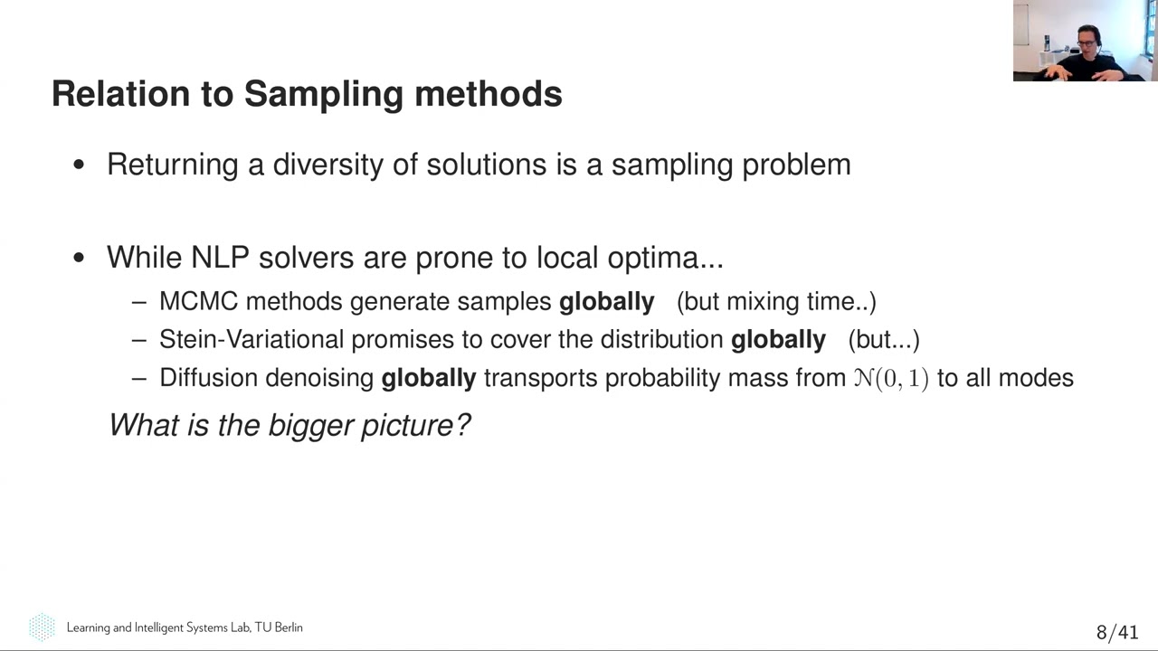 Marc Toussaint: NLP Sampling: A Joint View on Constrained Optimization and Sampling
