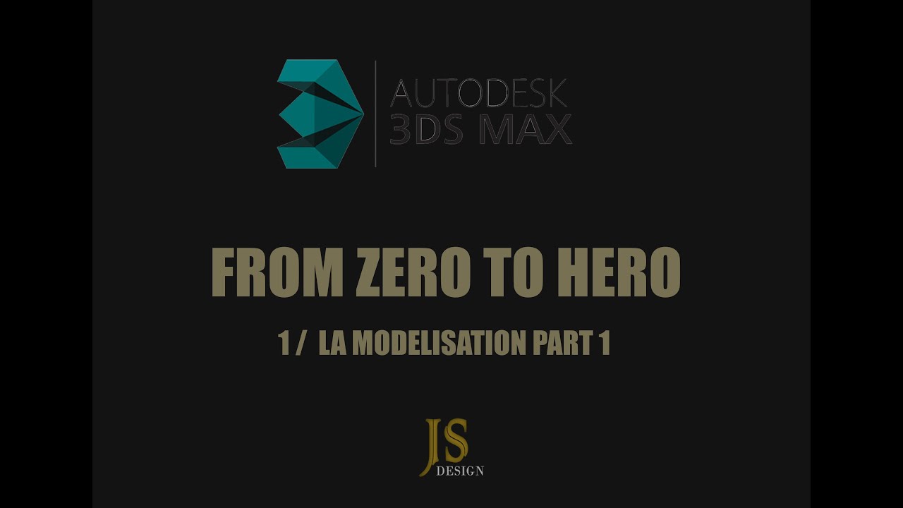 LA MODELISATION 3D TUTORIAL 3DSMAX 2023 DEBUTANT