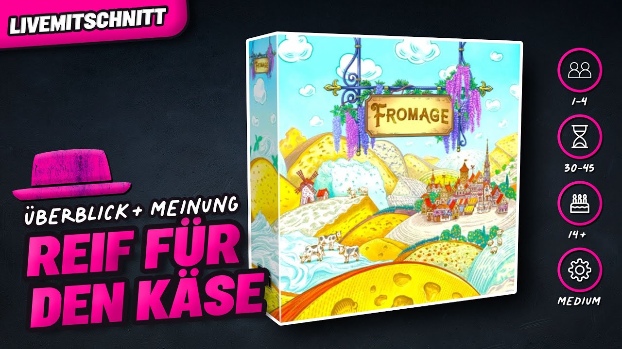 FROMAGE - Brettspiel - Der Pile ist geil