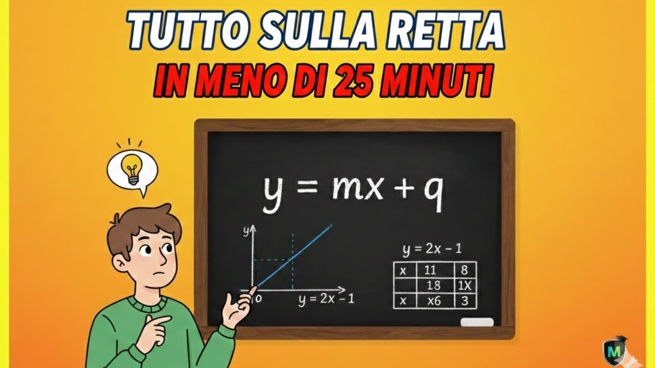 Tutto sulla retta in mendo 25 minuti! ✅️ - Voto 10!