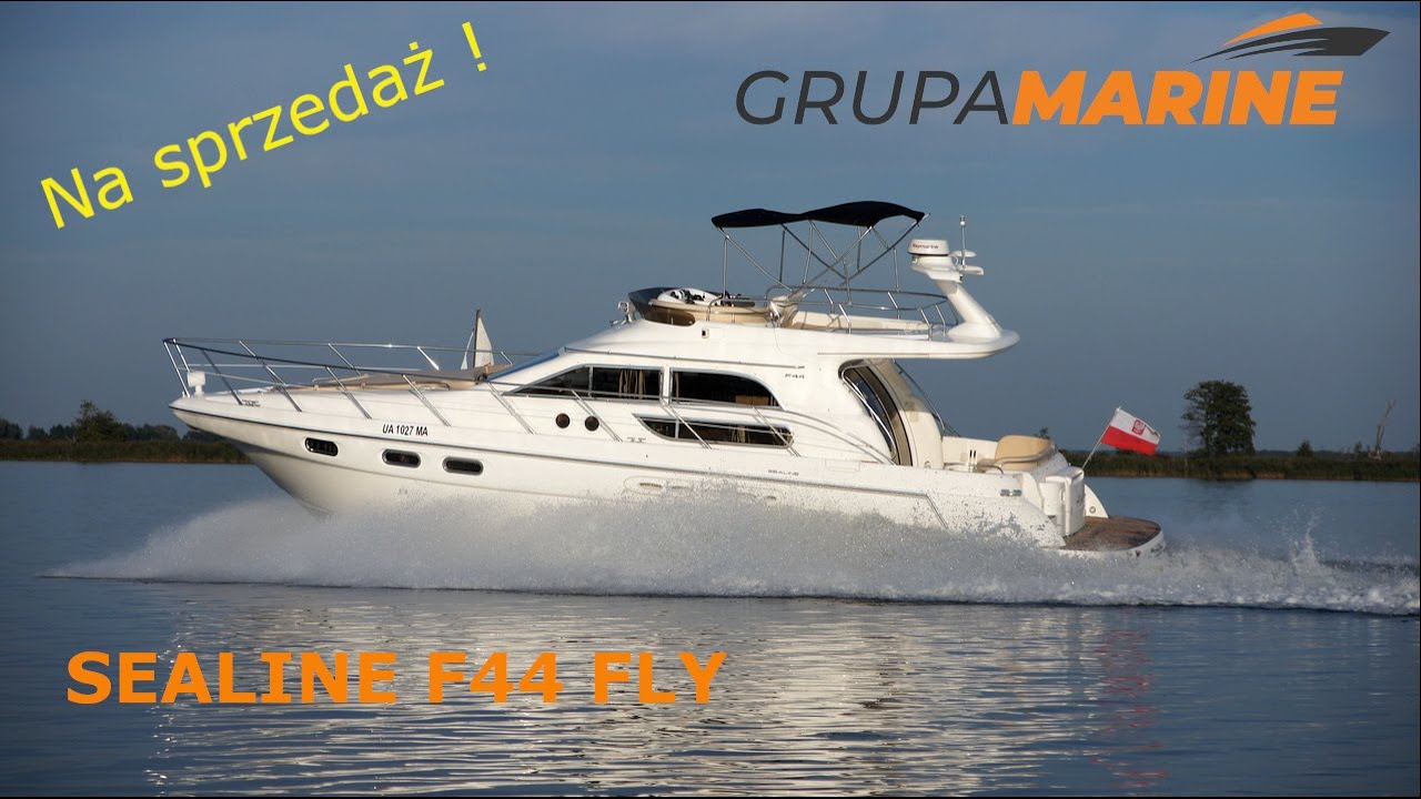 SEALINE F44 FLY - JACHT NA SPRZEDAŻ - prezentacja luksusowego jachtu motorowego