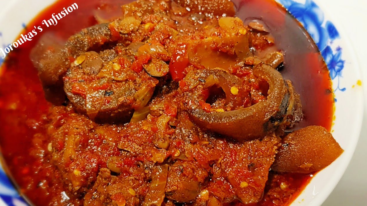 HOW TO MAKE NIGERIAN FRIED PEPPER STEW RECIPE . Obe ata din din.