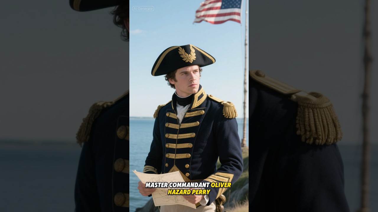 We have met the enemy, and they are ours!! Oliver Hazard Perry🇺🇸#militaryhistory #history #shorts