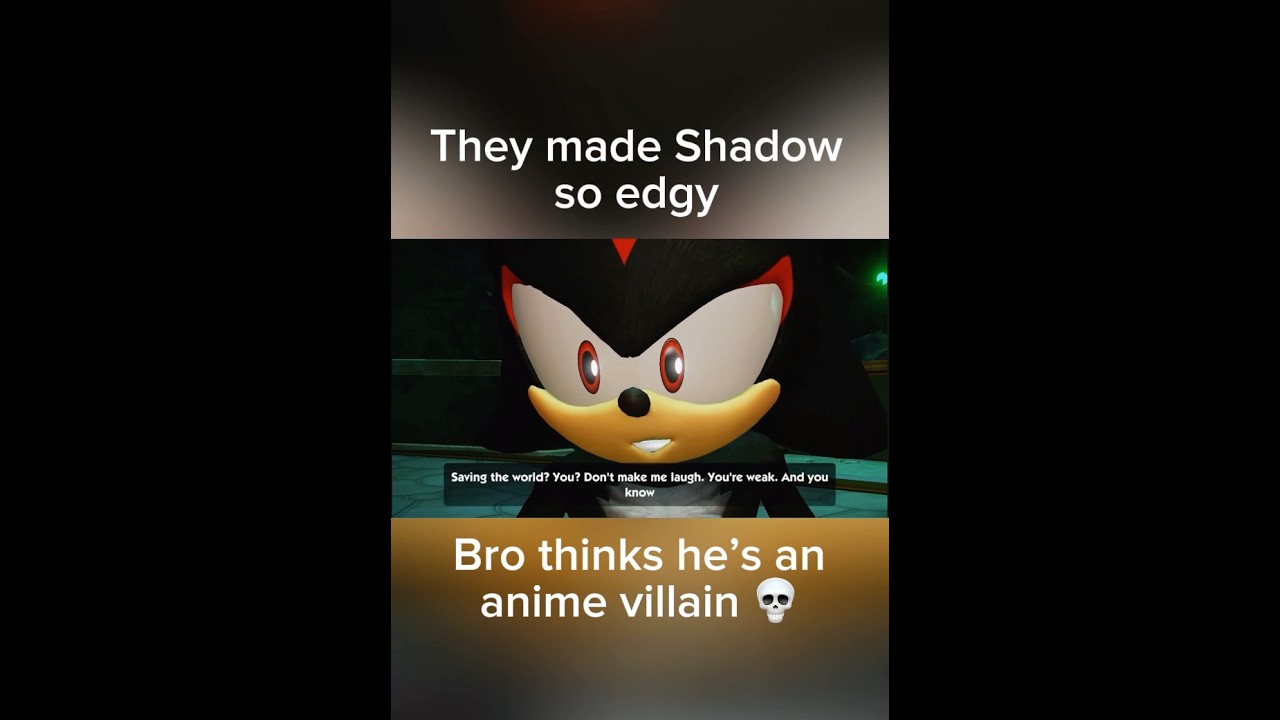 Why did they do this to Shadow in Sonic Boom 💀 - Sonic Boom Rise of Lyric