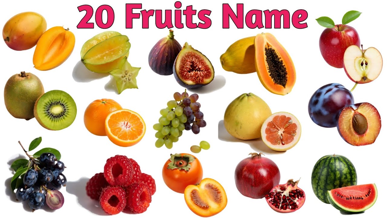 Fruit Names Learning for Kids 🍎 | Learn Fruits Name for Toddlers in English | Kids Learning Video