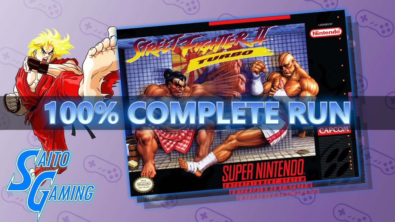 (SNES) Street Fighter II Turbo: Hyper Fighting - Ken (3 Stars - Hardest)