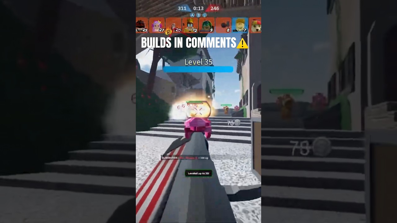 The most UNFAIR BUILDS in Weird Gun Game ⚠️ #roblox