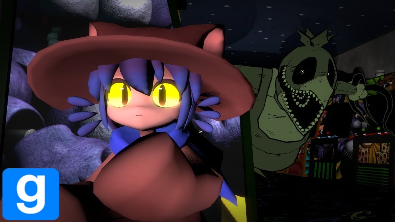FNAF RETRO CHICA PECKS HER WAY IN!!! | Gmod Hide & Seek