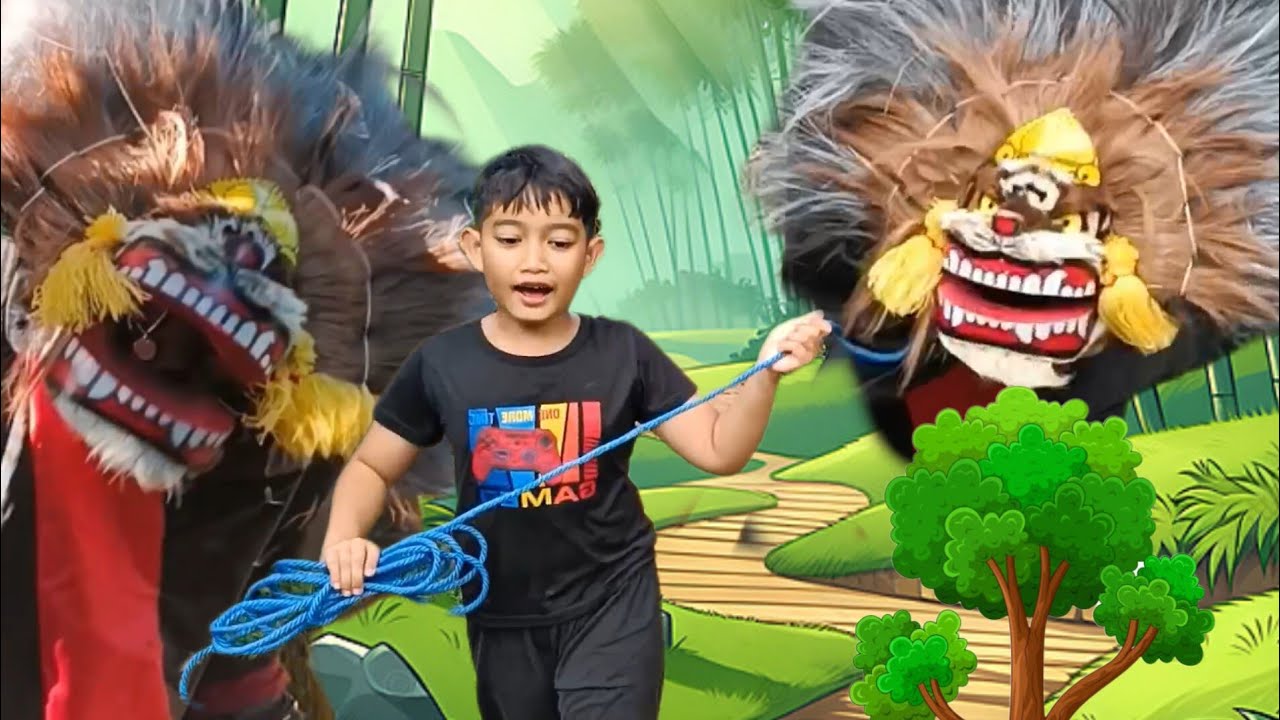 Irvan Mencari Barongan Yang Lepas Di Hutan