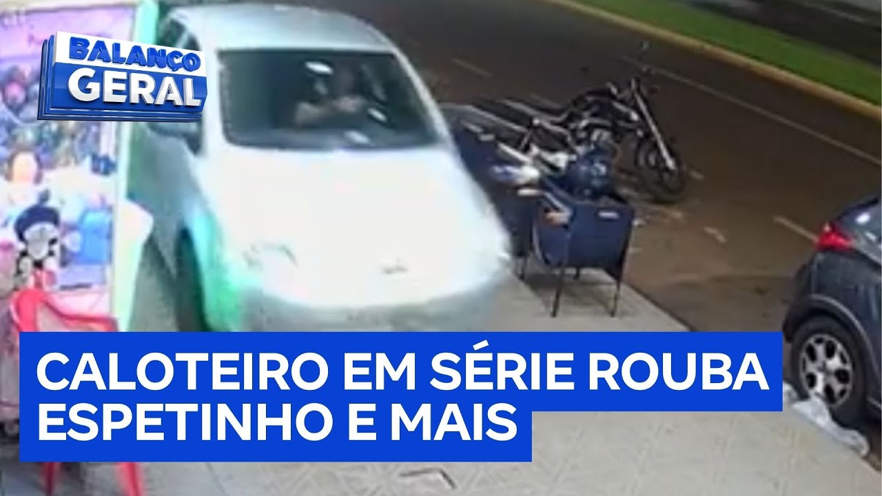 Homem foge sem pagar espetinho e polícia descobre golpes em posto e mercado