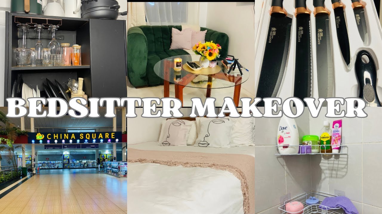 EXTREME BEDSITTER MAKEOVER(Rental friendly)||IMPORTED COOKWARES||LIVING ALONE DIARIES