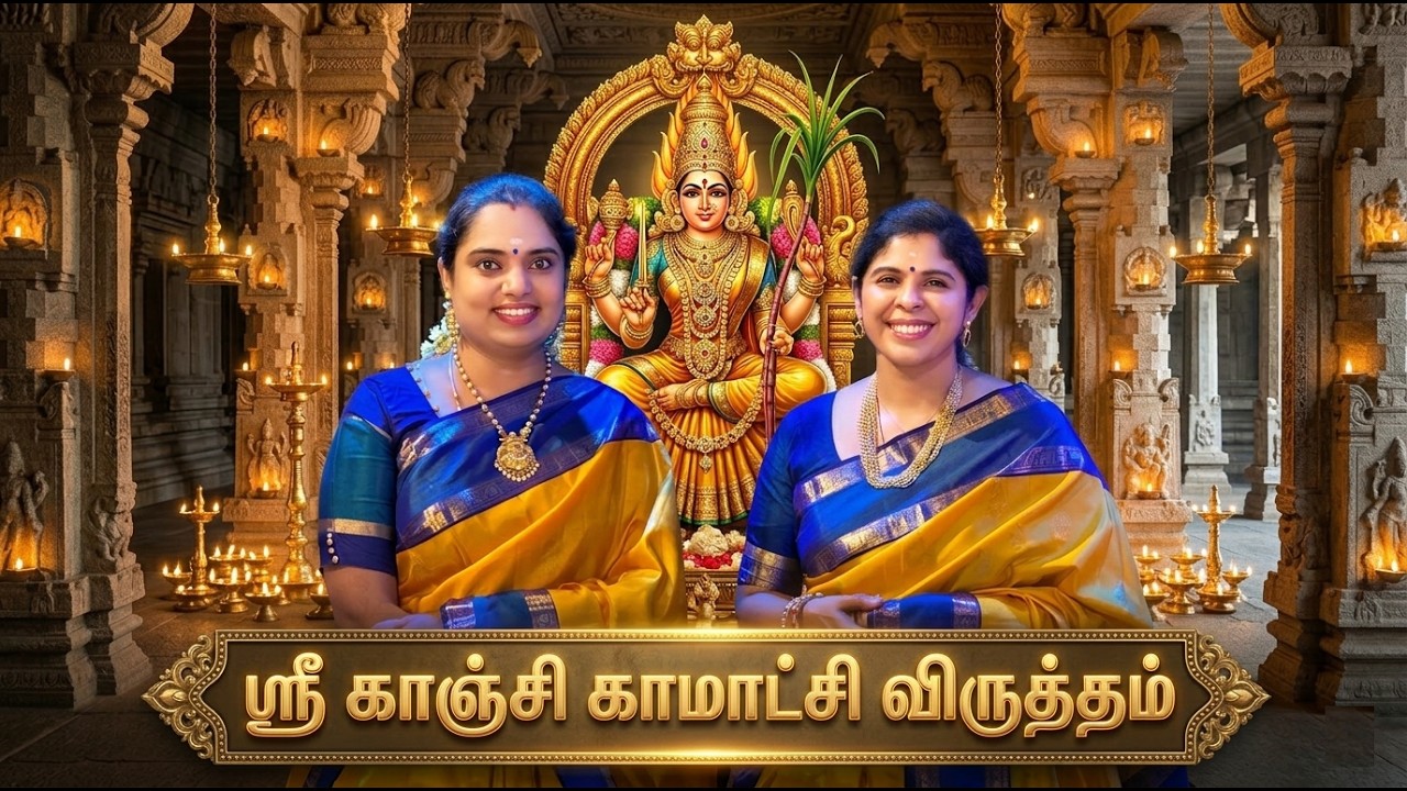 ஶ்ரீ காஞ்சி காமாக்‌ஷி விருத்தம் | Vidya Kalyanaraman & Vinaya Karthik Rajan | 4K Video
