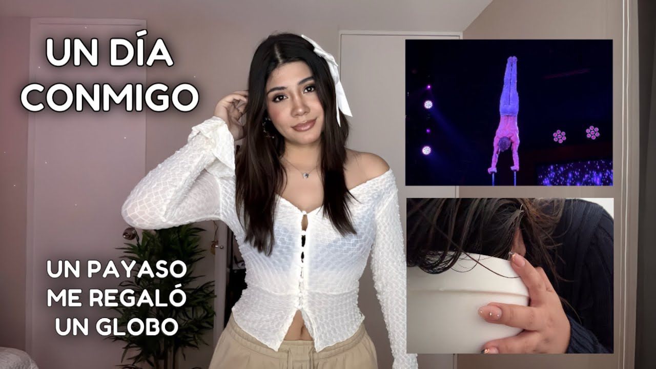 ASMR VLOG ESPAÑOL / ASMR UN DÍA CONMIGO SÚPER OCUPADO / UN PAYASO ME REGALÓ UN GLOBO