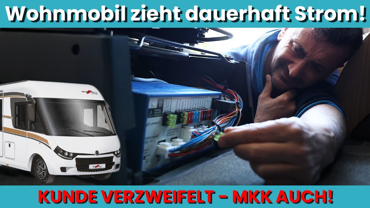 Verzweiflung in der Werkstatt: Wohnmobil verliert ständig Strom!