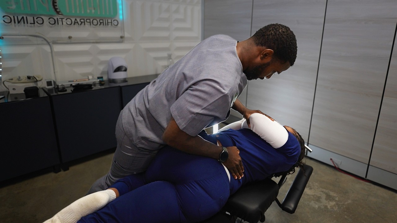 Nurse came in for her FIRST #chiropractic #adjustment