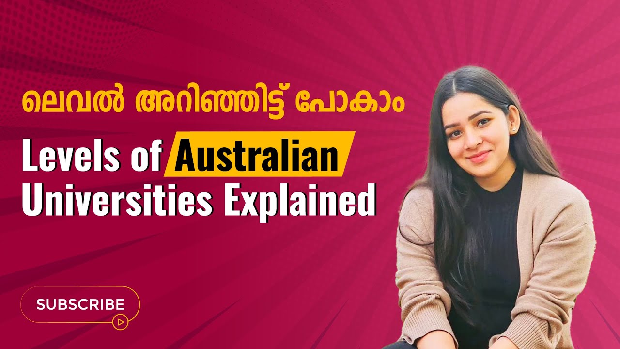Level 2 and Level 3 universities in Australia | Best Universities | Study in Australia Malayalam