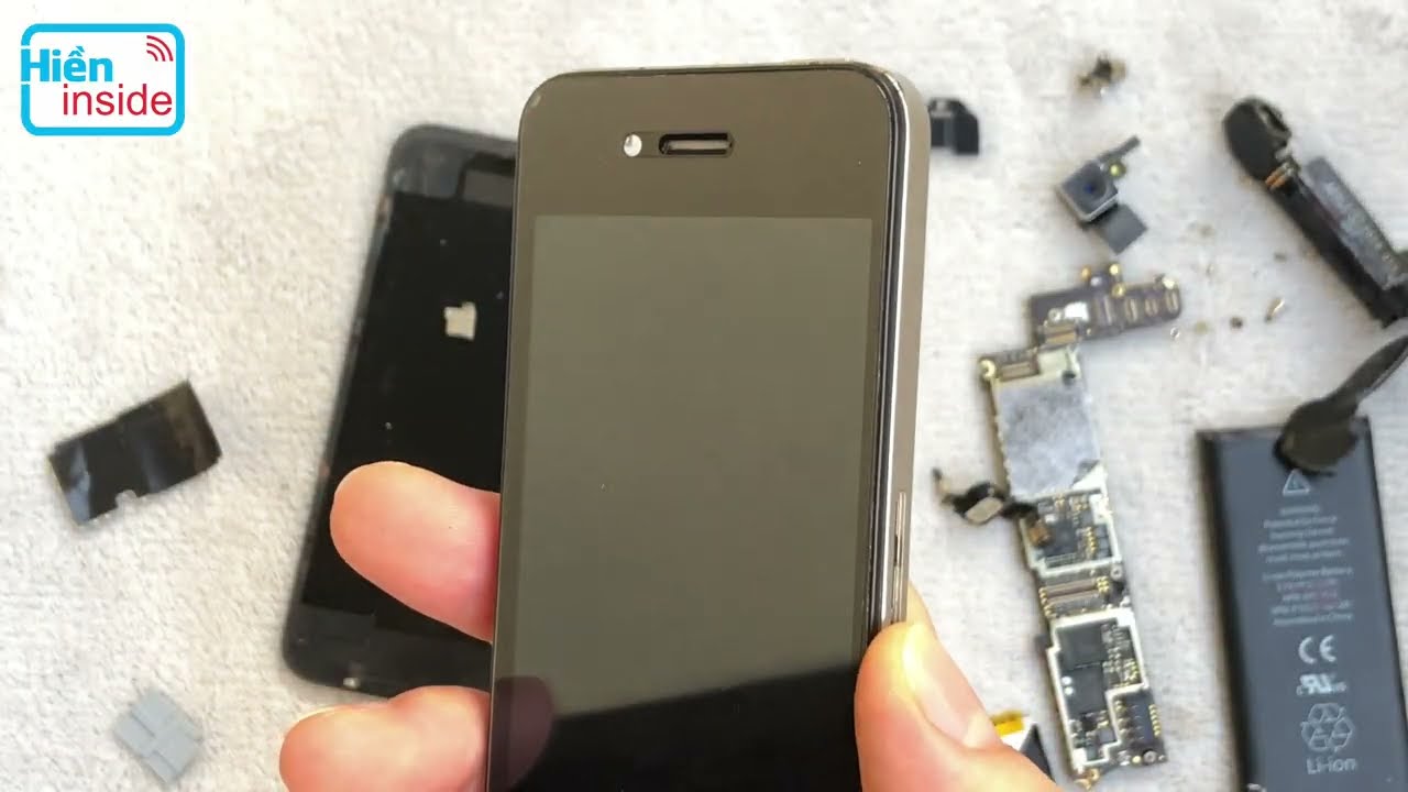 Cấu tạo b&ecirc;n trong iPhone 4 A1332 - Teardown inside iPhone 4
